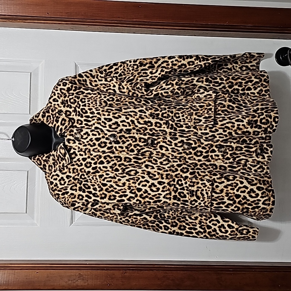 NWT - Forever 21 Leopard Jacket Sz Lg